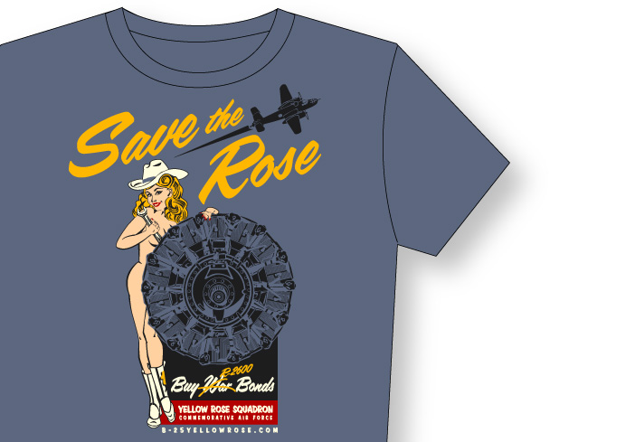 Commemorative Air Force Yellow Rose B-25