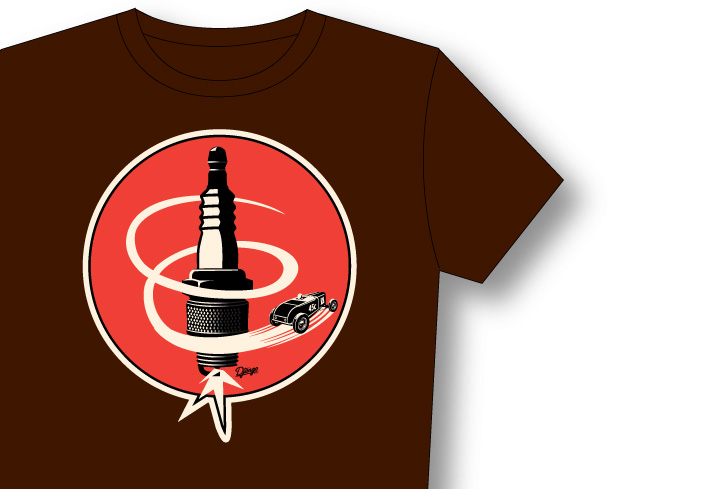 Django Studios Spark Plug bomb group roadster