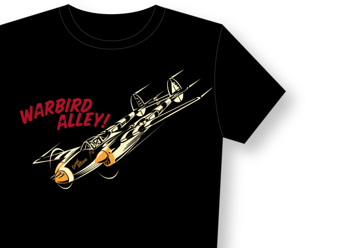 Warbird Alley Oshkosh SpitfireWarbird Alley Oshkosh P-38